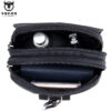 Bull Captain Men Waist packs Genuine Leather Cell Phone belt Waist Bag - Image 7