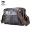 Bullcaptain Wax Oil Cow Leather Retro Business Briefcase Crossbody Shoulder Bag - Image 2