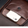 BULLCAPTAIN Genuine Leather Messenger Bag Small Crossbody Bag Handbag - Image 4