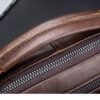 BULLCAPTAIN Genuine Leather Messenger Bag Small Crossbody Bag Handbag - Image 5