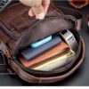 BULLCAPTAIN Genuine Leather Messenger Bag Small Crossbody Bag Handbag - Image 6