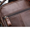 BULLCAPTAIN Genuine Leather Messenger Bag Small Crossbody Bag Handbag - Image 12