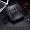 Bull captain Men's Leather Shoulder Crossbody Bag Fashion Casual Handbag - Image 7