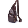 Bull Captain Men Shoulder Bag Backpack Leather Casual Cross Body Bag - Image 9