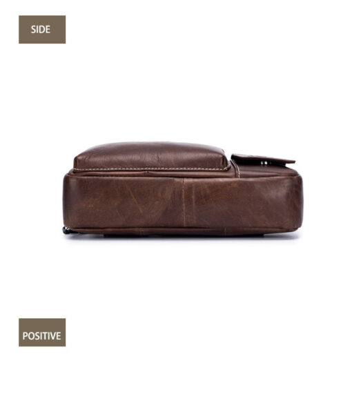Bull Captain Leather Casual Men Waist Pack Bag for Mobile phone - Image 9