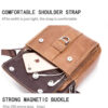 Bull Captain Genuine Men Leather Bags Casual Mens Shoulder Bag Handbag - Image 10