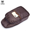 Bull Captain Men Leather Sling Bag for Men Chest Bags Crossbody Pack - Image 9