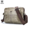 Bullcaptain Wax Oil Cow Leather Retro Business Briefcase Crossbody Shoulder Bag - Image 3