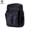 Bullcaptain Men Fashion Phone Bag Genuine Leather Solid Crossbody Bag Outdoor Daily Bag - Image 2