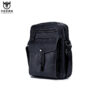 Bullcaptain Men Fashion Phone Bag Genuine Leather Solid Crossbody Bag Outdoor Daily Bag - Image 4