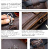 Bull Captain leather Men's Small Chest Shoulder Belt Bag Back Pack - Image 6