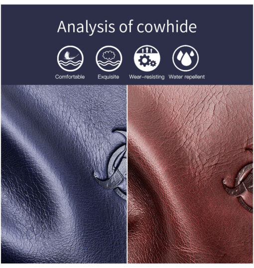 BULL CAPTAIN Genuine Leather Sling Bag Men crossbody Chest Bags - Image 3