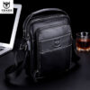 Bull captain Men's Leather Shoulder Crossbody Bag Fashion Casual Handbag - Image 12