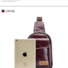 Bull Captain Genuine Leather Men Sling Chest Bag Crossbody Bags - Image 9