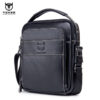 Bull captain Men's Leather Shoulder Crossbody Bag Fashion Casual Handbag - Image 14