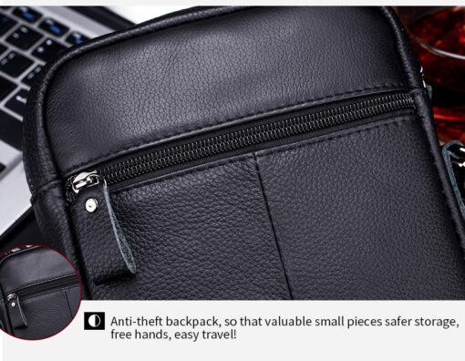 Bull captain leather Bag Men Small Shoulder Bags Casual Messenger bags Short And Long - Image 6