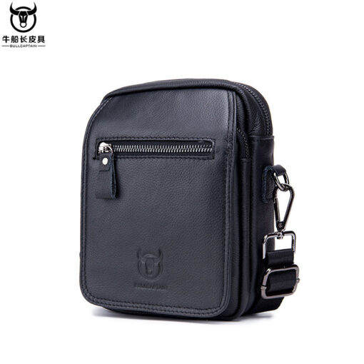 Bull captain leather Bag Men Small Shoulder Bags Casual Messenger bags Short And Long - Image 3