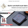 Bullcaptain Men Retro Minimalist Fashion Cowhide 12 Card Slots Short Zipper Wallet - Image 10