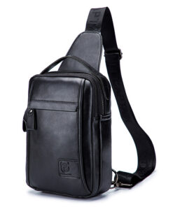 BULL CAPTAIN Genuine Leather Sling Bag Men crossbody Chest Bags XB120