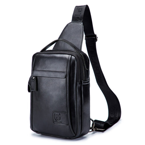 BULL CAPTAIN Genuine Leather Sling Bag Men crossbody Chest Bags XB120
