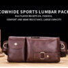 Bull Captain Leather Men's Chest Shoulder Belt Phone Bags back pack - Image 4