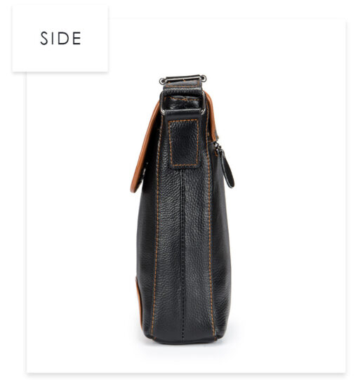 Bull captain Men Shoulder Bag Vintage Style Casual Men Messenger Bags - Image 5