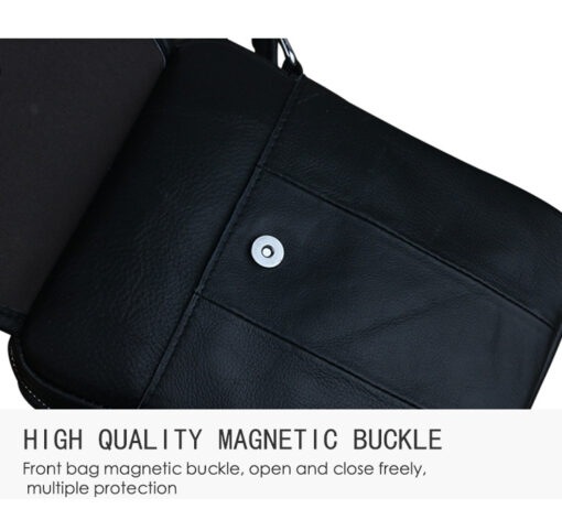 Bull Captain Leather Men Shoulder Bags Casual Classic Men Messenger Bag - Image 8