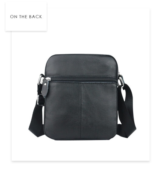 Bull Captain Leather Men Shoulder Bags Casual Classic Men Messenger Bag - Image 4