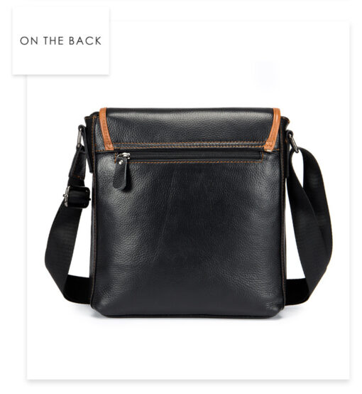 Bull captain Men Shoulder Bag Vintage Style Casual Men Messenger Bags - Image 8