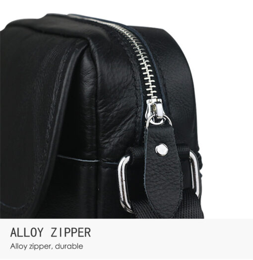 Bull Captain Leather Men Shoulder Bags Casual Classic Men Messenger Bag - Image 9