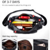 Bull Captain Leather Men Shoulder Crossbody Bag Outdoor Messenger Bag - Image 9