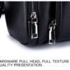 Bull Captain Leather Men Shoulder Crossbody Bag Outdoor Messenger Bag - Image 7
