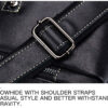 Bull Captain Leather Men Shoulder Crossbody Bag Outdoor Messenger Bag - Image 8