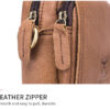 Bull Captain Men Waist packs Genuine Leather Cell Phone belt Waist Small Bag - Image 7