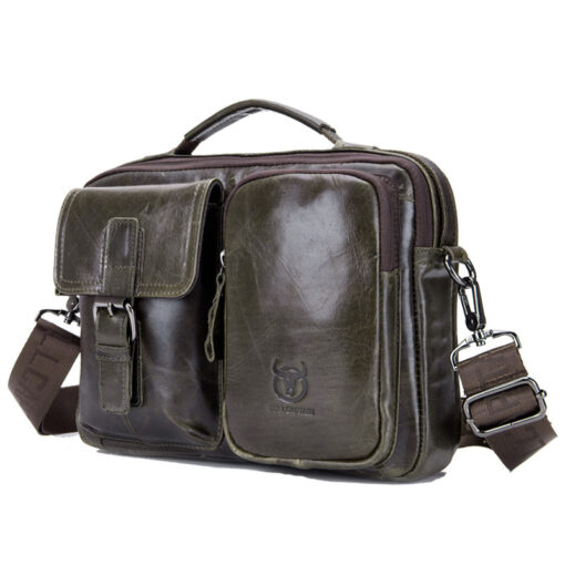 Bull Captain leather bag business briefcase Laptop Bags - Image 6