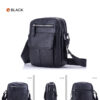 Bull Captain Genuine Leather Bag Cowhide Business Men Messenger Shoulder Bags - Image 5