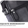 Bull Captain Genuine Leather Bag Cowhide Business Men Messenger Shoulder Bags - Image 8