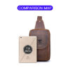 Bull Captain Crossbody Bag Crazy Horse Leather Men Sling Chest Bags - Image 15