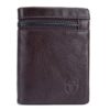Bull Captain Men??s Genuine Leather Wallet Bifold Zippers Purse - Image 7