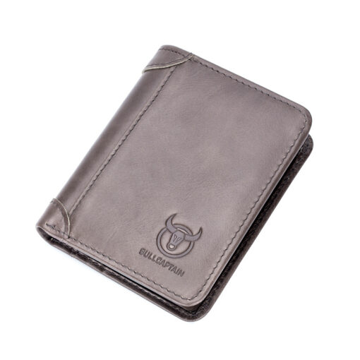 Bull Captain Mens Wallet Bifold Leather Wallet With 2 ID Windown - Image 20