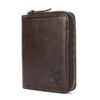 Bullcaptain Men RFID Blocking Secure Antimagnetic Genuine Leather 10 Card Slots Coin Bag Wallet - Image 2