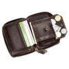Bullcaptain Men RFID Blocking Secure Antimagnetic Genuine Leather 10 Card Slots Coin Bag Wallet - Image 7
