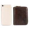 Bullcaptain Men RFID Blocking Secure Antimagnetic Genuine Leather 10 Card Slots Coin Bag Wallet - Image 11