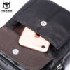 Bull Captain Genuine Leather Bag Cowhide Business Men Messenger Shoulder Bags - Image 10