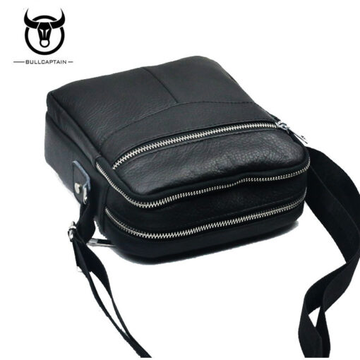 Bull captain leather Bag Men Small Shoulder Bags Casual Messenger bags - Image 4