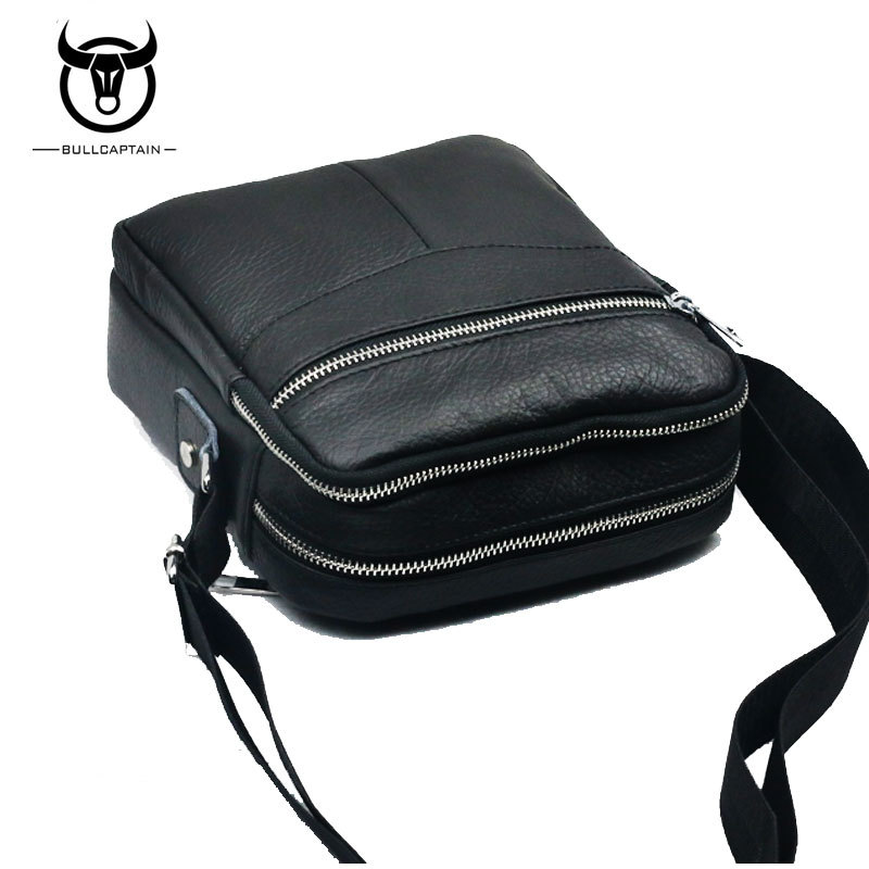 Bull captain leather Bag Men Small Shoulder Bags Casual Messenger bags ...