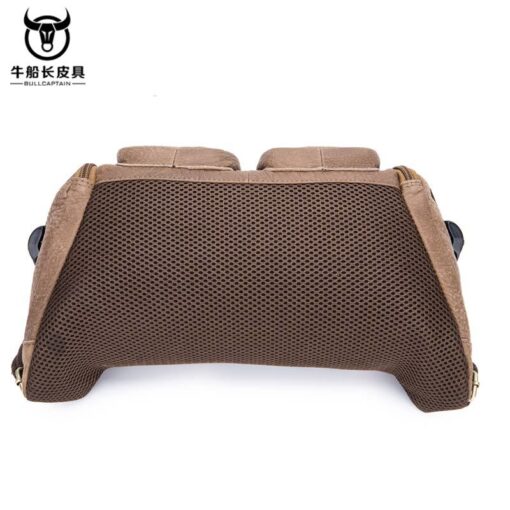Bull Captain Leather Men's Travel Waist Bags Funny Waist Chest Pack - Image 6