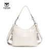 Bull Captain Leather Women Shoulder Crossbody Bag Travel Handbag Colorful - Image 12
