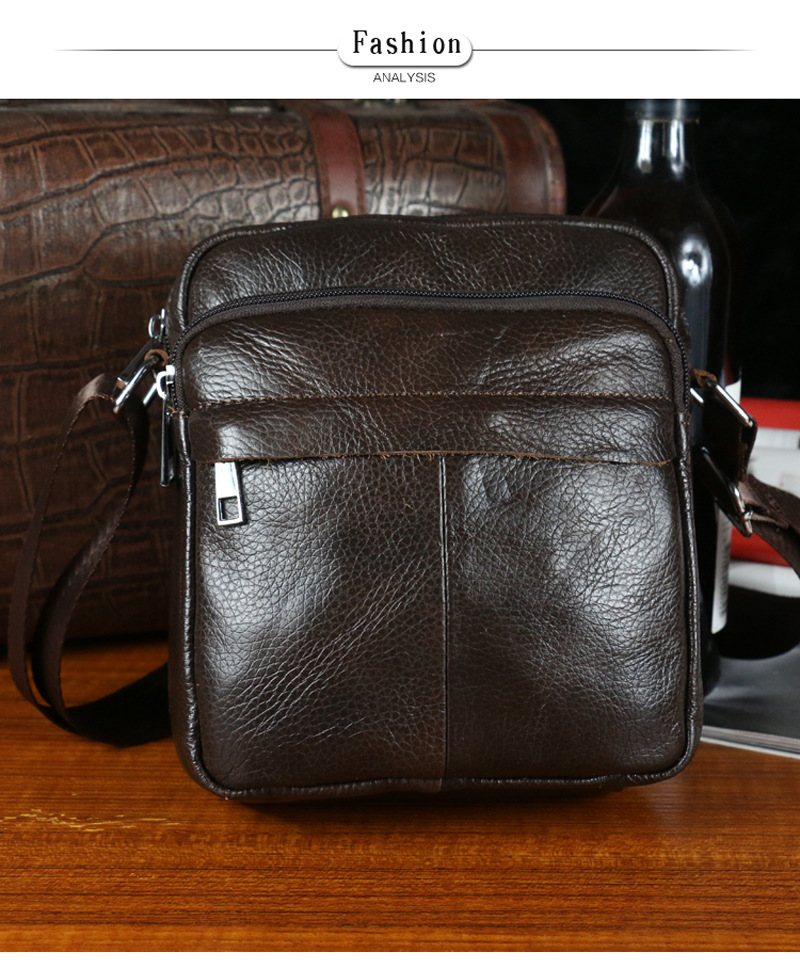 Bull captain leather Bag Men Small Shoulder Bags Casual Messenger bags ...