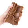 Bull Captain Men Wallets Bifold Leather Vintage Purse With 2 ID Window - Image 7